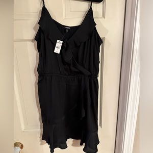 Express black tank top dress, size XL, NWT